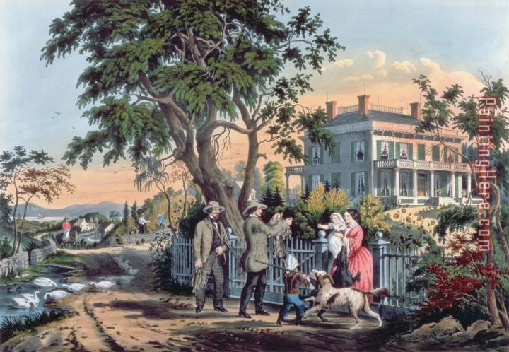 Currier and Ives After the Hunt